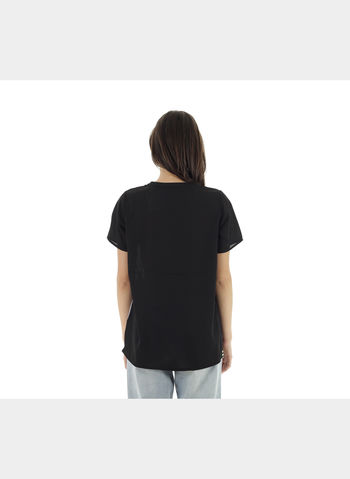 T- SHIRT STAMPA OMG , BLK, small