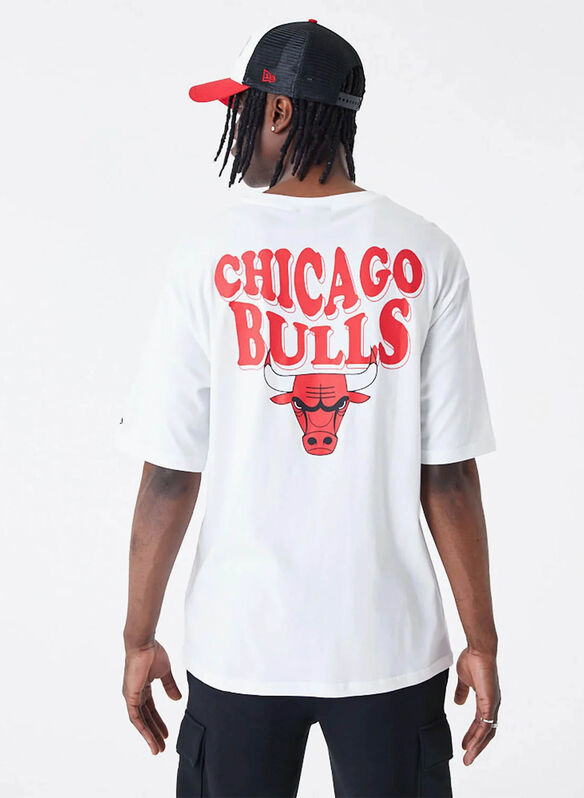 T-SHIRT NBA CHICAGO BULLS, WHT, medium