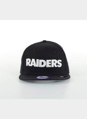 CAPPELLO RAIDERS FRONT WORD 9FIFTY JUNIOR, BLK, small