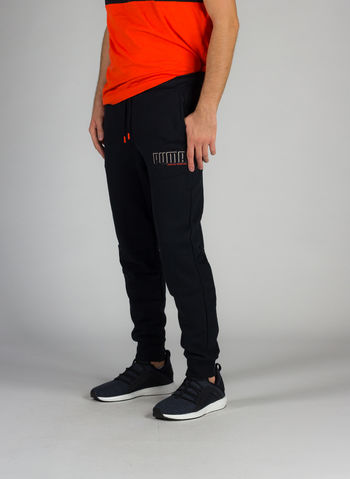 PANTALONE IN PILE ATHLETICS, 001BLK, small