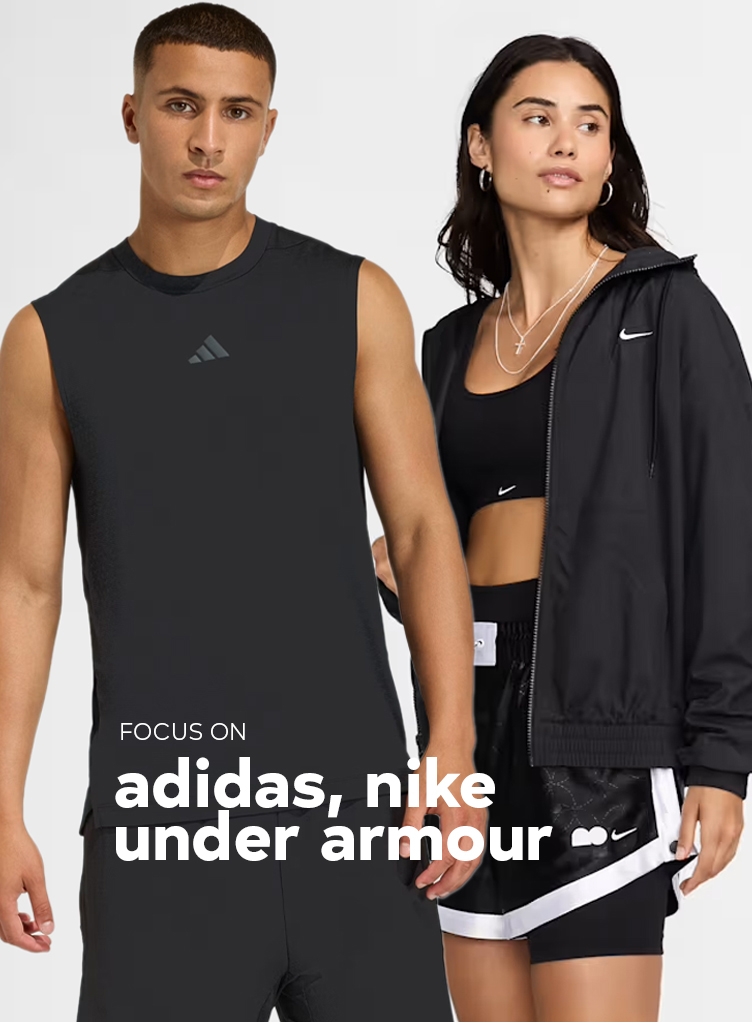 Abbigliamento, scarpe e accessori per uomo e donna. Adidas, Nike, Under Armour