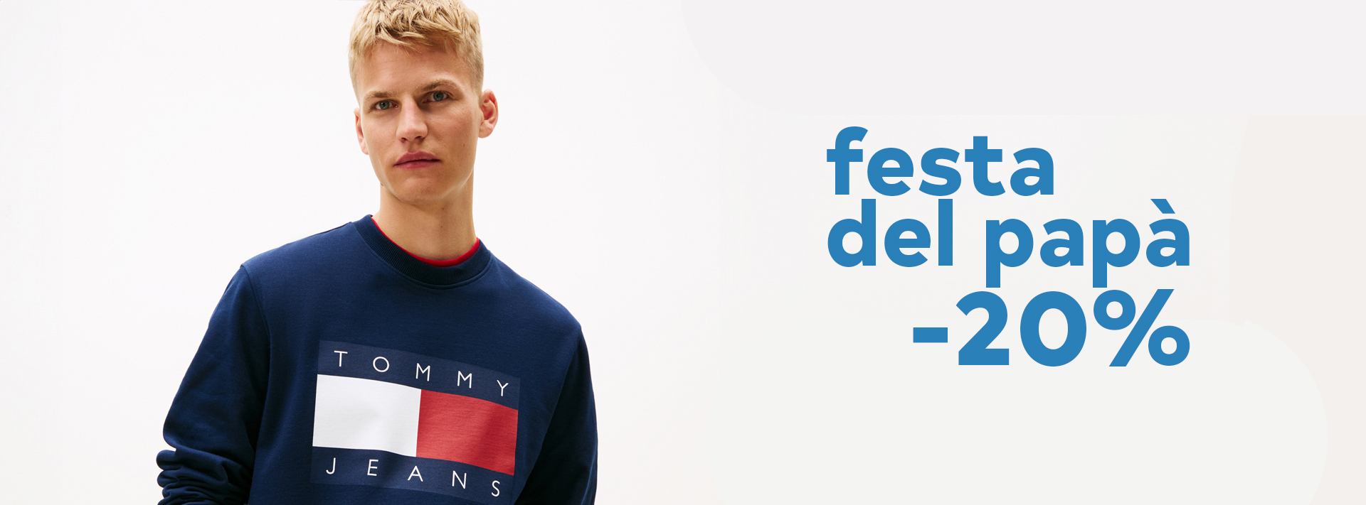 Sconto del 20% sulle uomo per la festa del papà