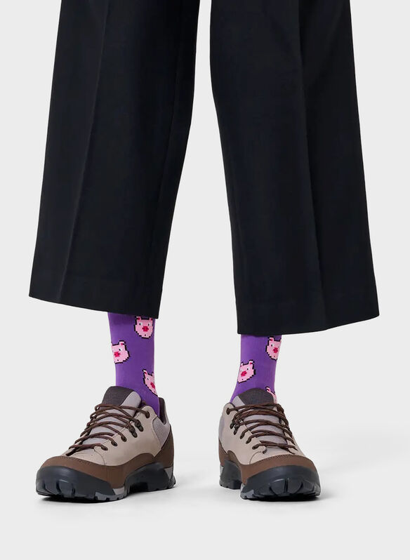 CALZA PIG UNISEX, PURPLE, medium