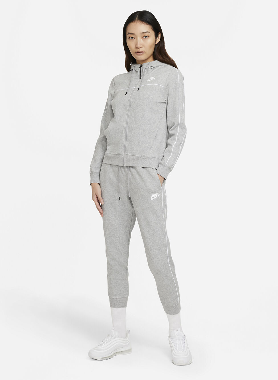 Felpa Nike Double Fz W CZ8338-010 | Cisalfa Sport