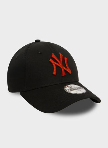 CAPPELLO 9FORTY LEAGUE RAGAZZO, BLKRED, small