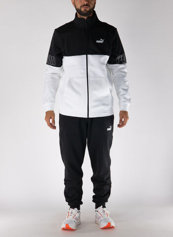 TUTA FULL ZIP ESS COLORBLOCK, 02 WHTBLK, small