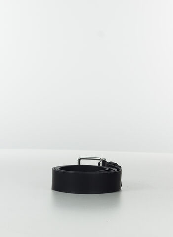 CINTURA IN PELLE, BEH BLK, small
