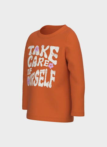 T-SHIRT LOTUS STAMPA BAMBINA, HARVEST PUMPKIN ORANGE, small