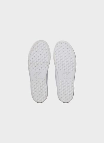 SCARPA IN TELA CON PLATEAU E LOGO, 01W WHT, small