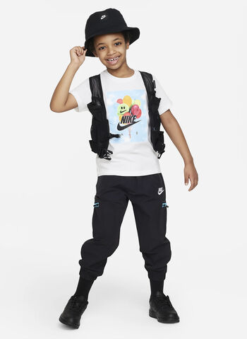 T-SHIRT BALLOON BAMBINO, 001 WHT, small