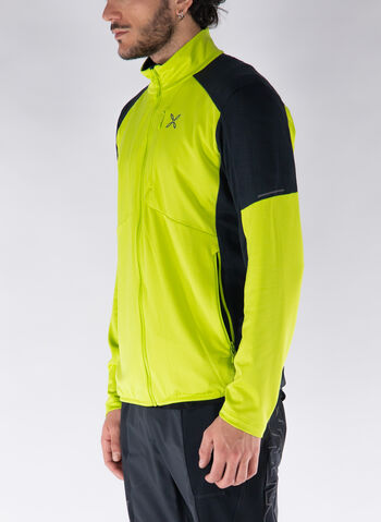 FELPA FULL ZIP ROCK ALP, 47 LIMEBLK, small