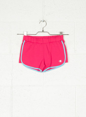 COMPLETO SHORT E CANOTTA STAMPA BEACH RAGAZZA, BF003 TURCHFUXIA, small