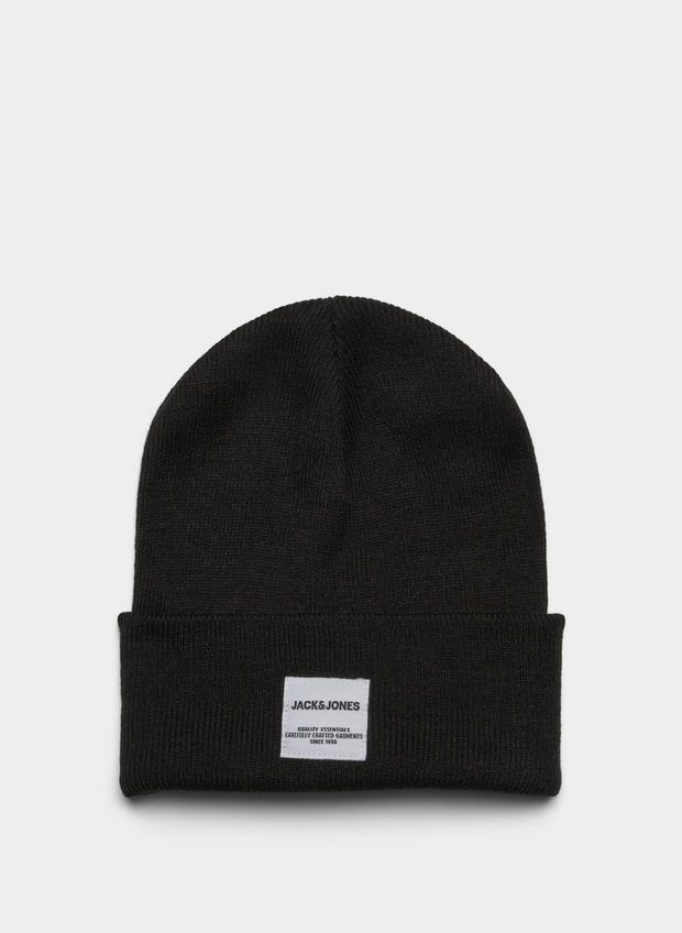 JACK \u0026 JONES CAPPELLO CON RISVOLTO Nero Uomo | Sport85