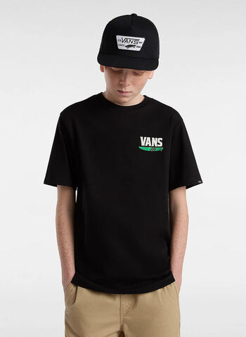 T-SHIRT SHAKA SCHELETRO RAGAZZO, BLK, small