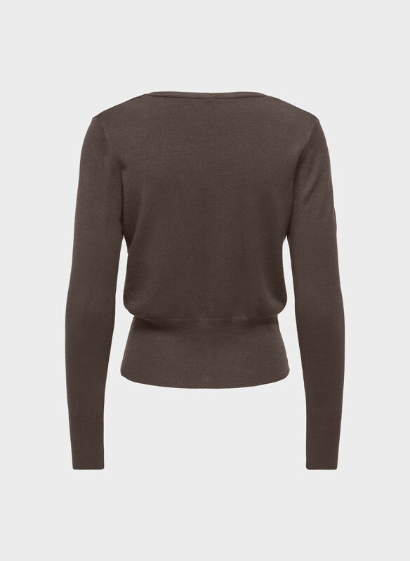 CARDIGAN ONLANDREA, BRACKEN BROWN, medium