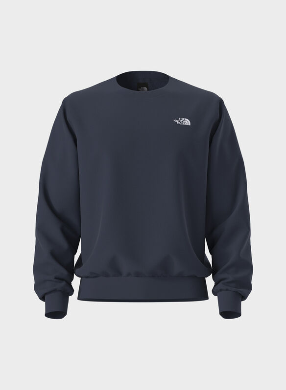 FELPA ESS MICRO LOGO GIROCOLLO, - NVY, medium