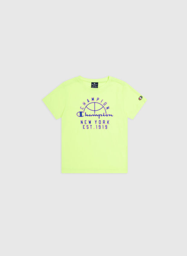 T-SHIRT QUIK-DRY MODERN RAGAZZO, YF002 LIME, large