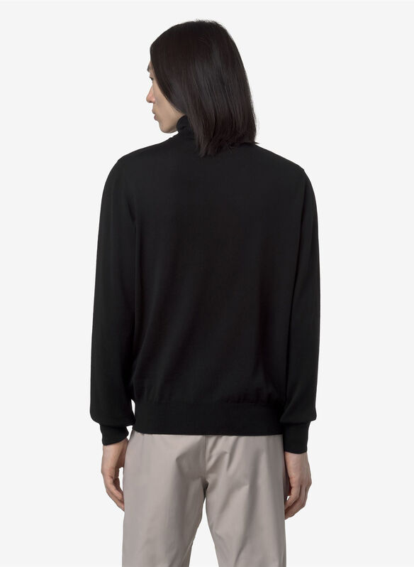 MAGLIONE HENRY MERINO COLLO ALTO, USY BLK, medium