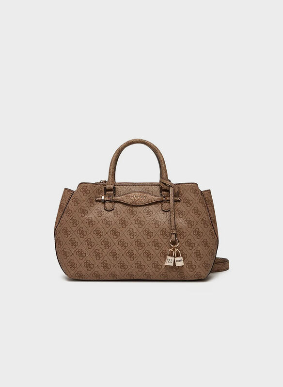 BORSA A MANO KATYA, LTL LATTE LOGO, medium