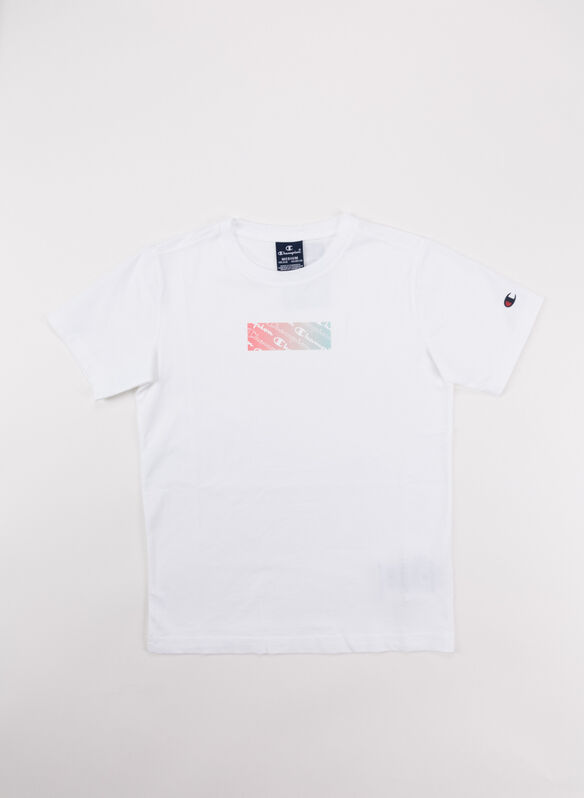 T-SHIRT LOGO PASTELS DA RAGAZZO, WW007WHT, medium