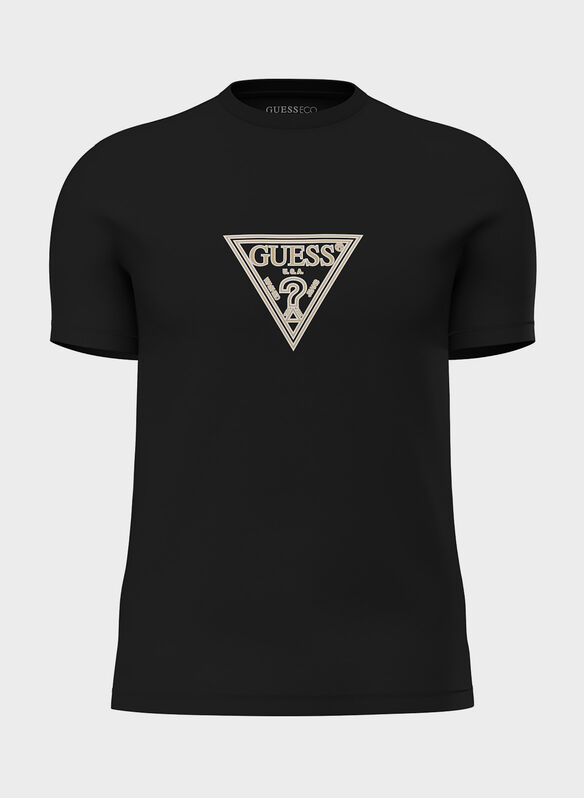 T-SHIRT LOGO TRIANGOLO, JBLK BLK, medium