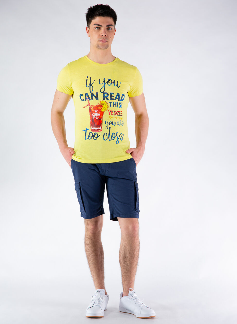YES ZEE T-SHIRT STAMPA CUBA LIBRE Yellow | Sport85
