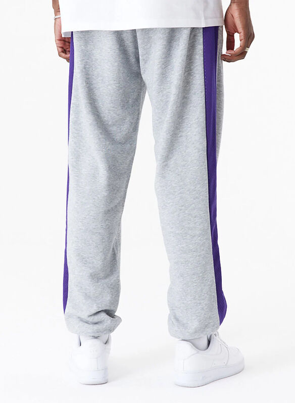 PANTALONE NBA LAKERS MESH, GREYPURPLE, medium