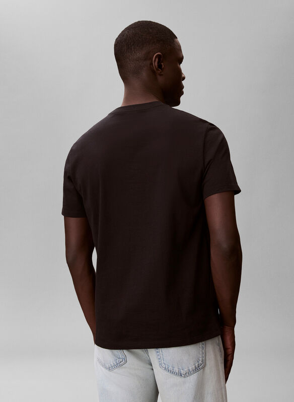 T-SHIRT CON MONOGRAMMA LOGO, UB1 BLK, medium