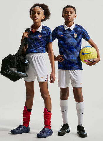 SHORT FRANCE HOME UFF WC26 JUNIOR, 100 WHT, small