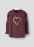 T-SHIRT NAGINO BAMBINA, WILD GINGER ROSA ANTICO, thumb