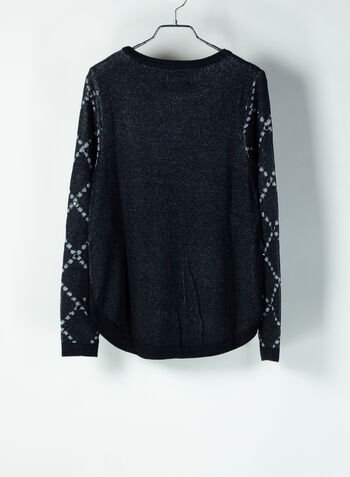 MAGLIONE BUDAPEST STAMPATO, 2000BLK, small