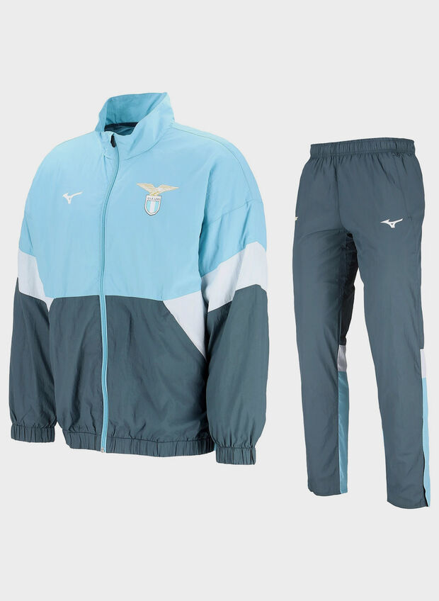 TUTA FULL ZIP SS LAZIO RETRO PRESENTATION FZ 2025/26  RAGAZZO, 19 RETROBLUE, large