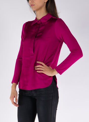 CAMICIA A MANICHE LUNGHE, 16 PETUNIA, small