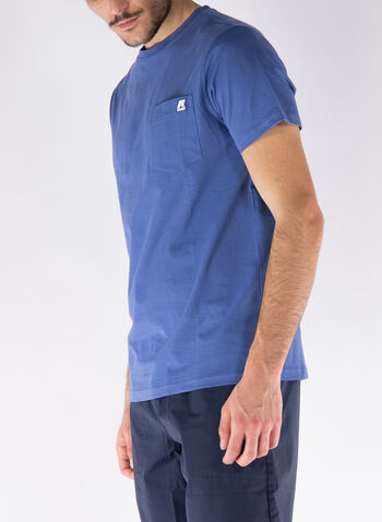 T-SHIRT CON TASCHINO, P35 INDIGO, small