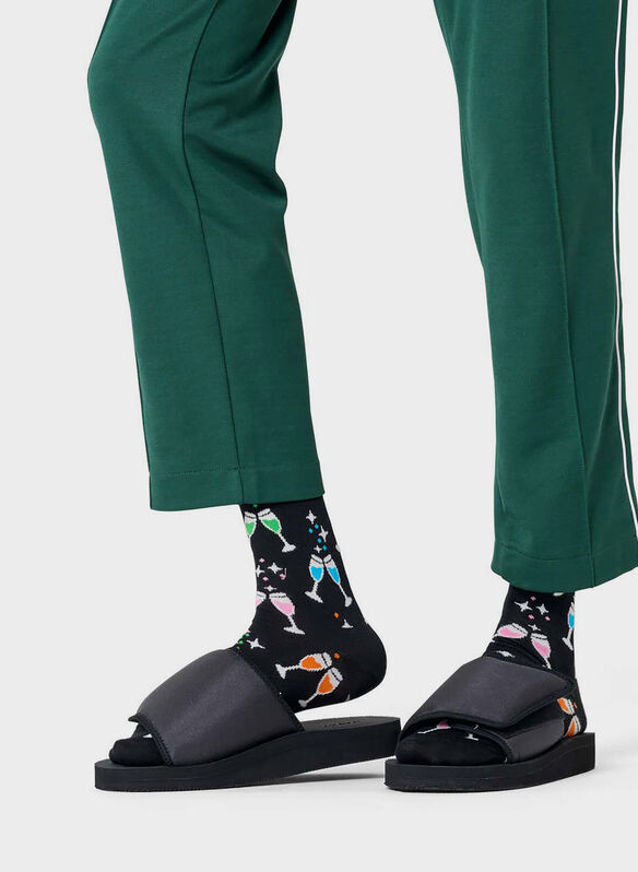 CALZA CHEERS UNISEX, BLACK, medium