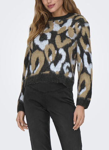 MAGLIONE FANTASIA MACULATA, CASHMERE BLUE, small