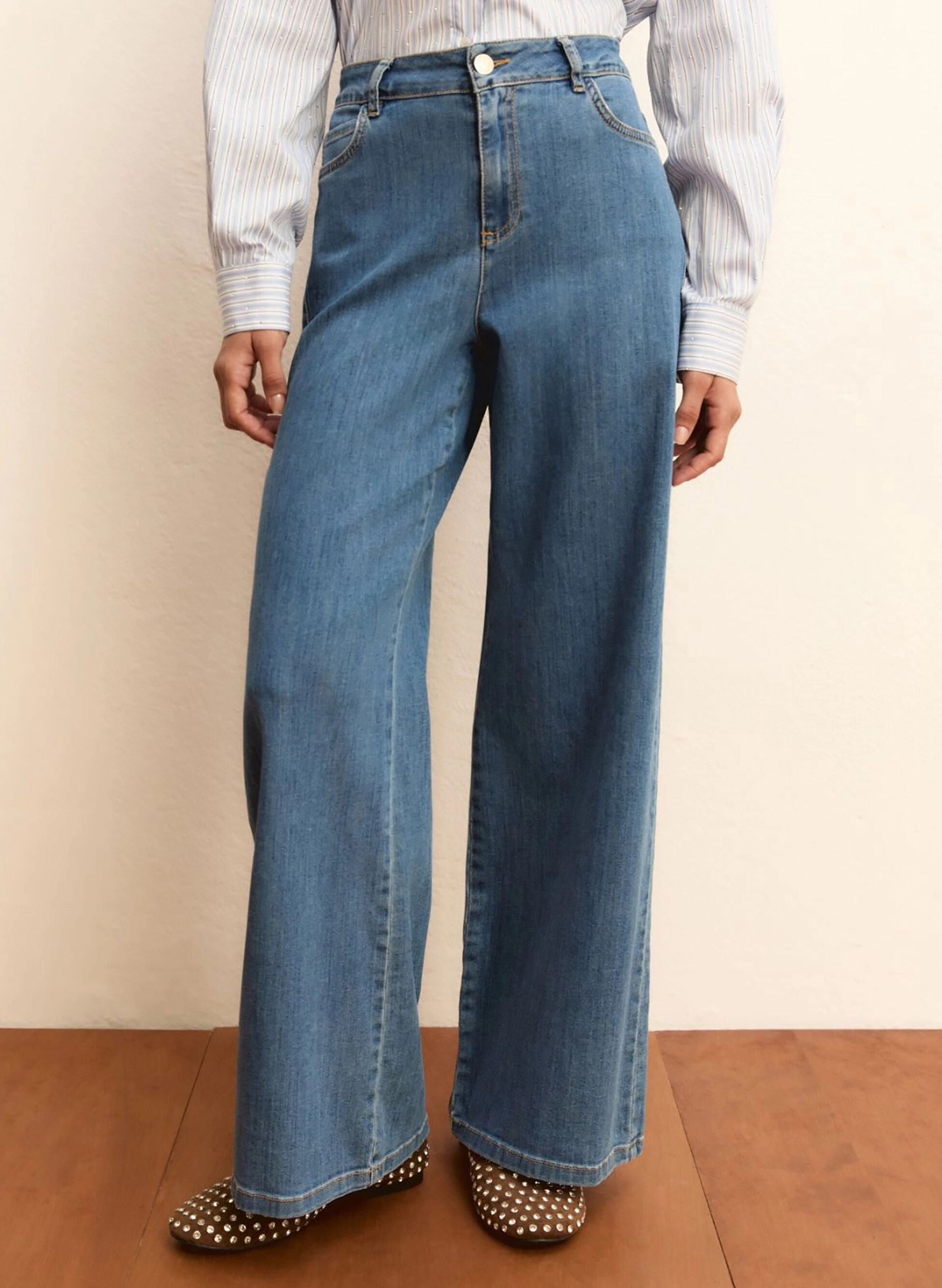 JEANS EMMDISCO CON GAMBA LARGA 42