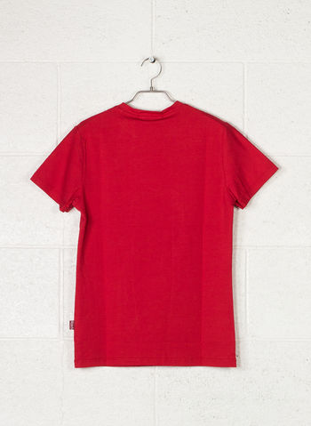 T-SHIRT LOGO, ROSSO, small