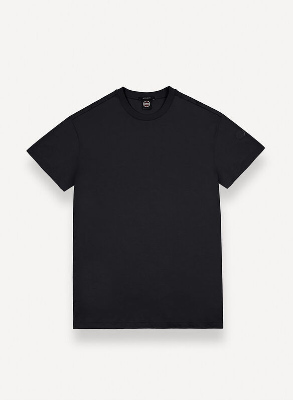 T-SHIRT MC MICRO LOGO, 99 BLK, medium