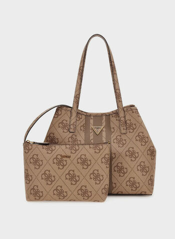 BORSA VIKKY SHOPPER LOGATA, LTL LATTE LOGO, small