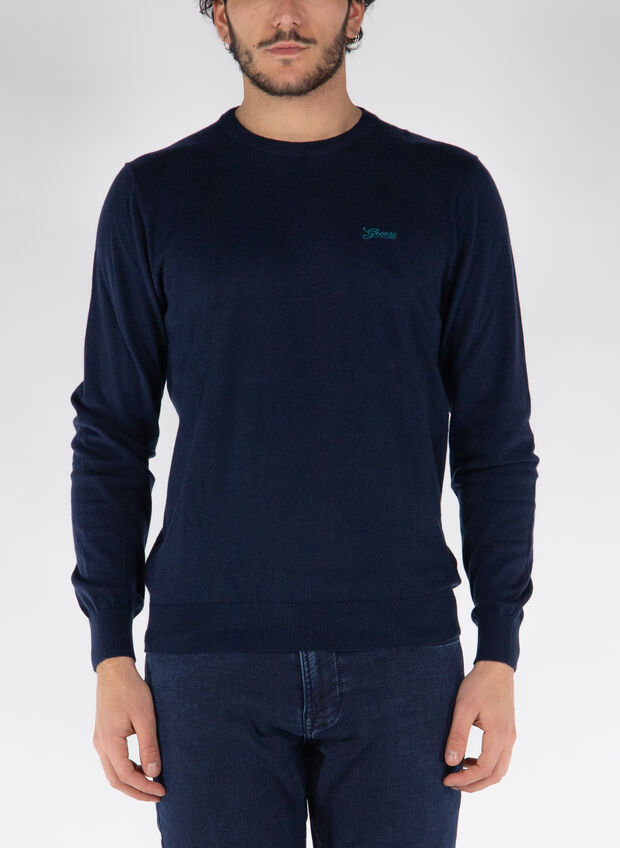 MAGLIONE GIROCOLLO, G7V2 NVY, large