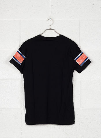 T-SHIRT STAMPA FORTUNE, NERO, small