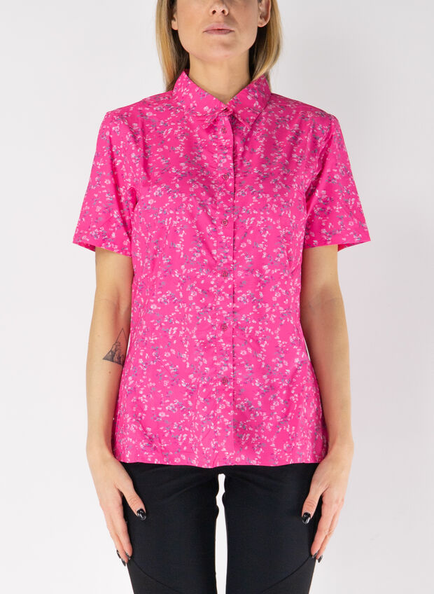 CAMICIA FANTASIA STRETCH, 72ZT FUXIA, large