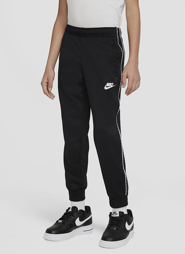 NIKE PANTALONE REPEAT POLSINO POLY RAGAZZO Bianco, Nero Bambino | Sport85