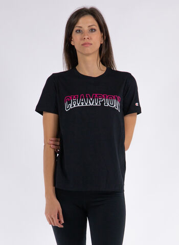 T-SHIRT CON LOGO BICOLORE, , small