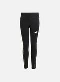 LEGGINGS 3-STRIPES ANIMALIER RAGAZZA, BLK, thumb