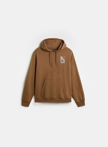 FELPA CON CAPPUCCIO VD BOX, COFFE, small