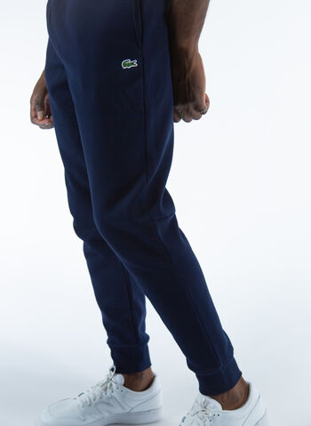 PANTALONE SPORTIVO IN FELPA DI COTONE ORGANICO, 166 NVY, small