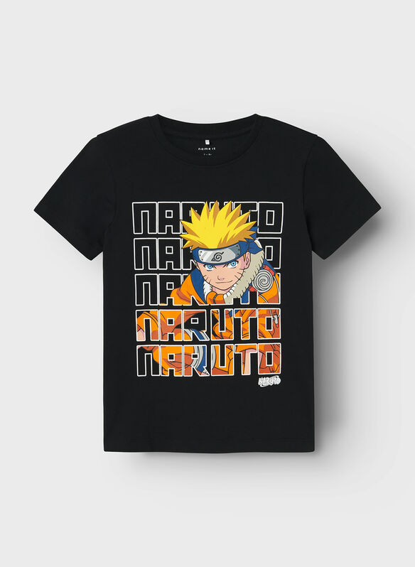 T-SHIRT MATE NARUTO RAGAZZO, BLACK, medium