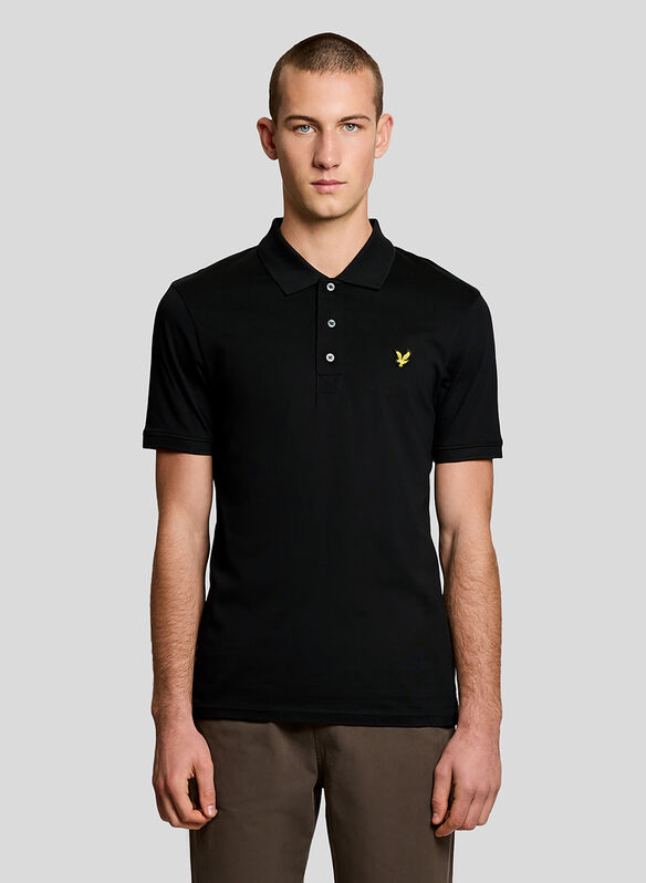 POLO COTTON JERSEY, Z865 BLK, medium